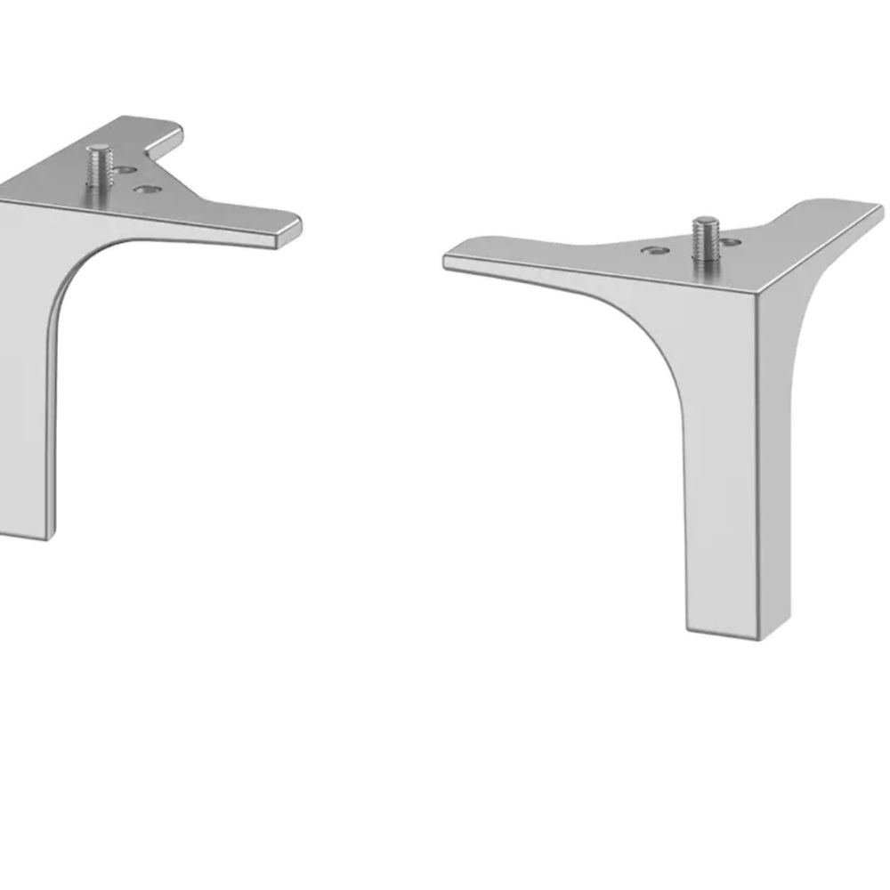 New in box IKEA Silver/aluminum legs (4)
